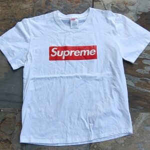 Supreme x Comme des Garçons White Box Logo Tee Large Portugal